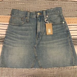 Madewell Denim Mini Skirt